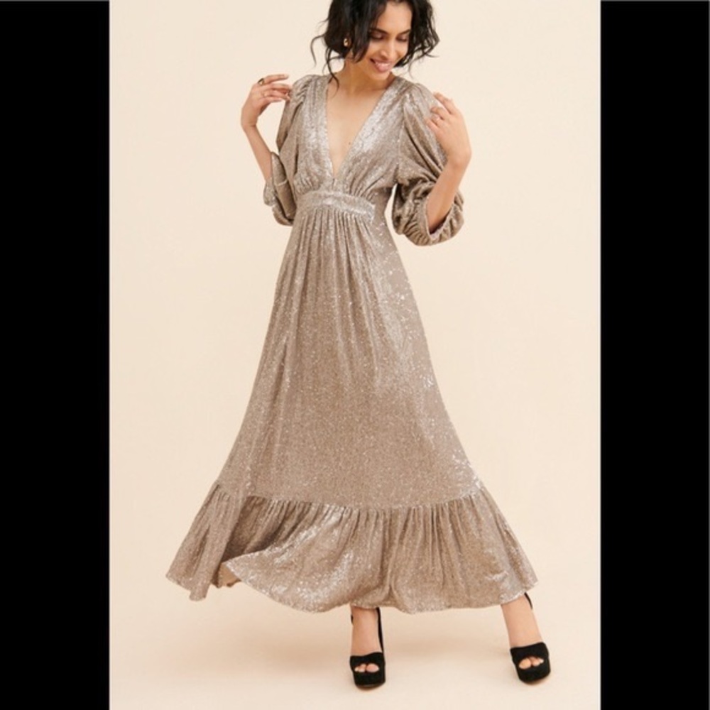 Saltwater Luxe Sequin Maxi Dress